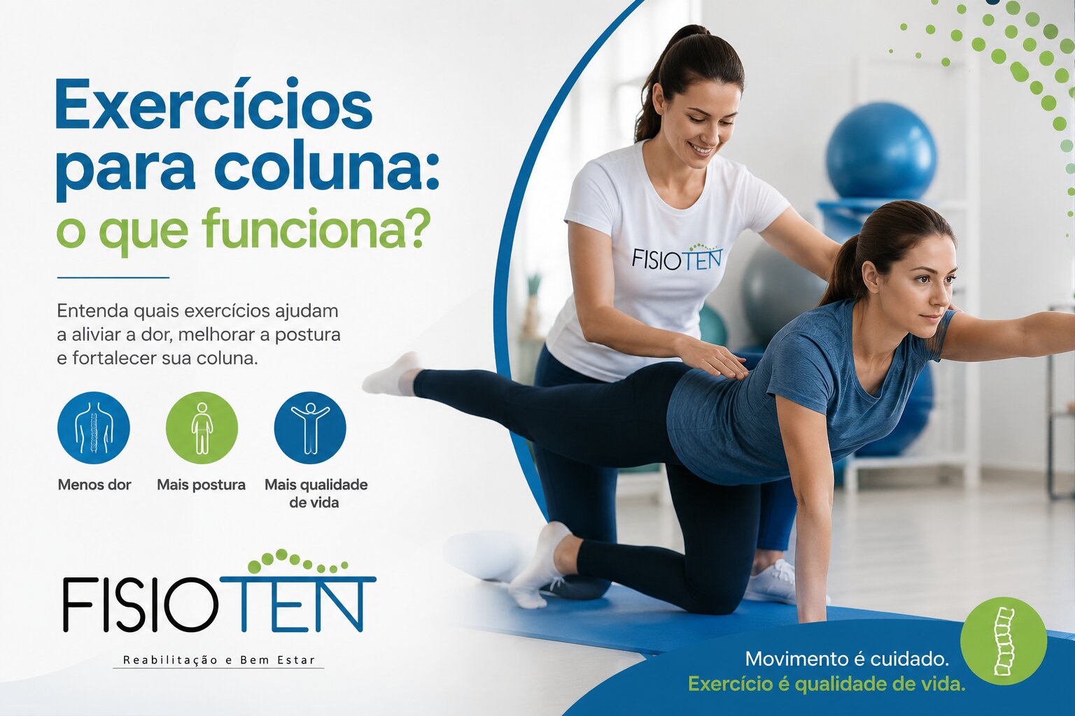 Imagem do artigo Exercícios para coluna: o que funciona