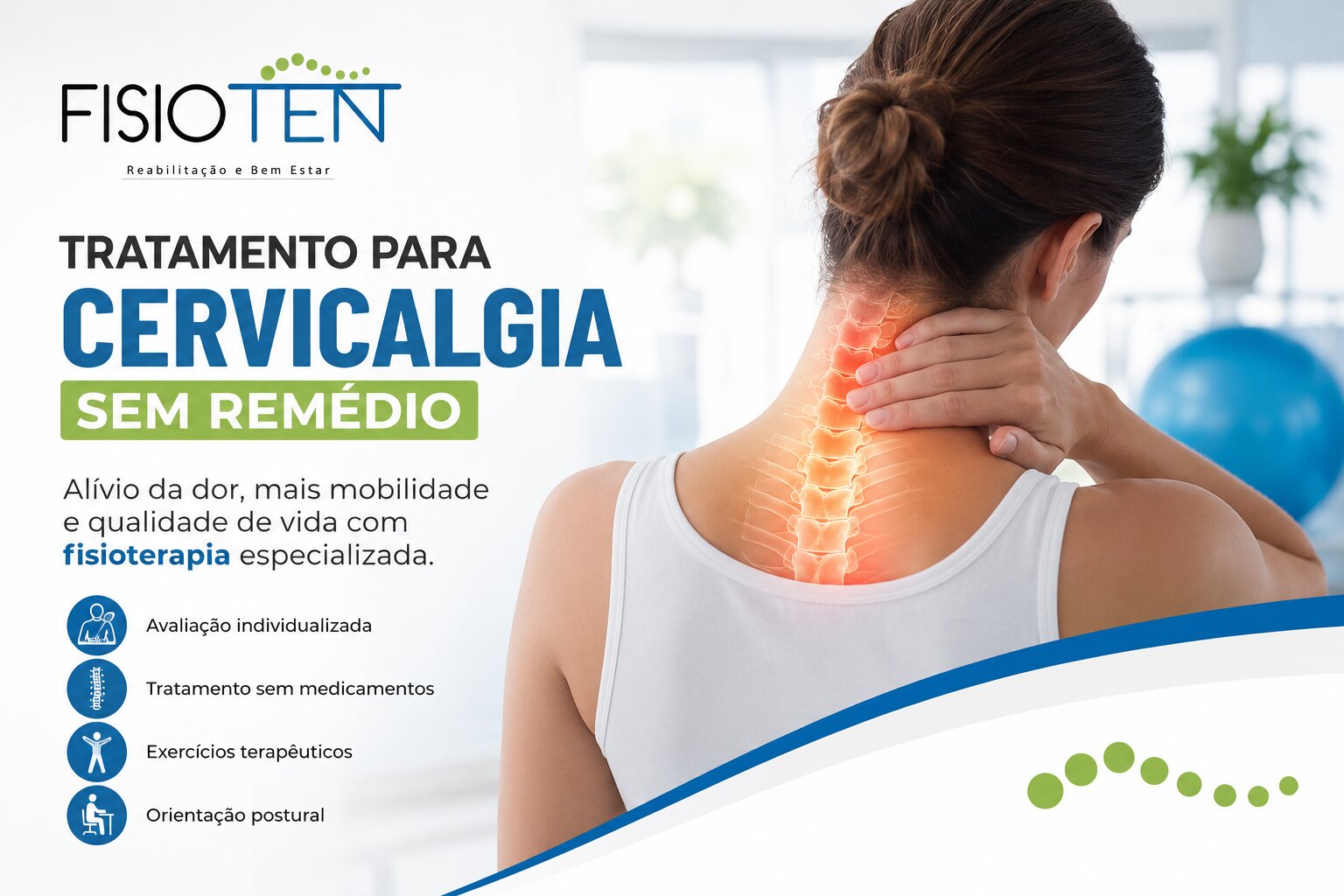 Imagem do artigo Tratamento para cervicalgia sem remédio