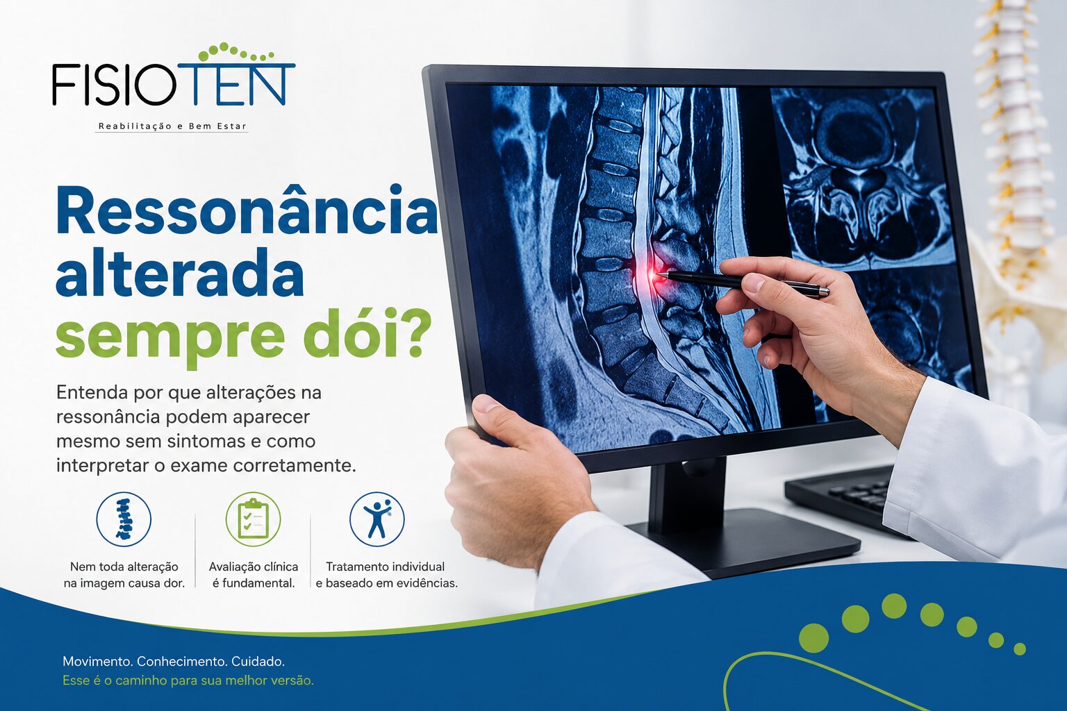 Imagem do artigo Ressonância alterada sempre dói?