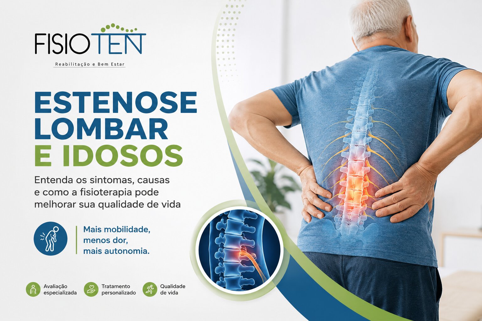 Imagem do artigo Estenose lombar e idosos